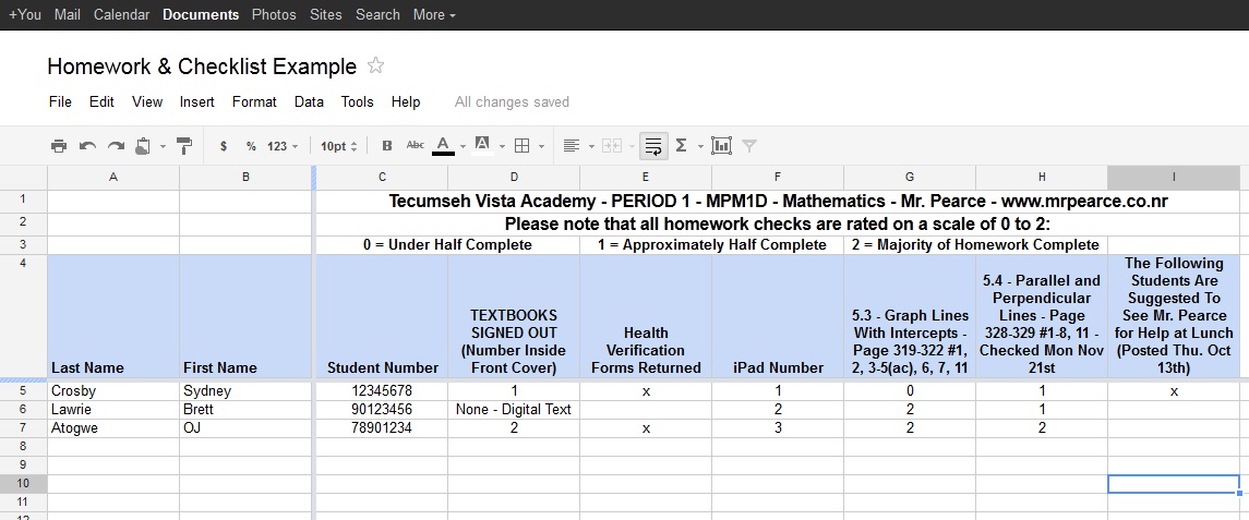 How to Use Public Google Spreadsheets for Assessment