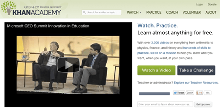 Khan Academy Screenshot