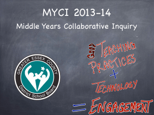 2013-14 GECDSB MYCI Session 2 Presentation Slides