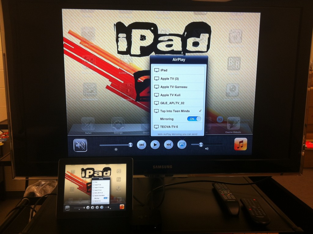 Configure Apple TV to Display iPad Screen