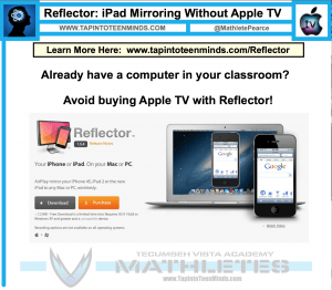 Reflector - Mirror iPad Without Apple TV in Classroom