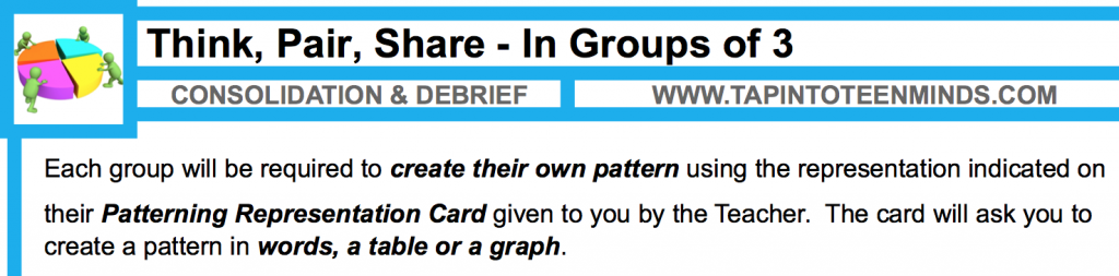 Grade 6 Mathematics - Patterning and Relationships - Consolidation