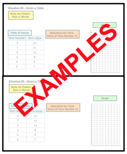 Grade 6 Mathematics - Patterning and Relationships - Think Pair Share