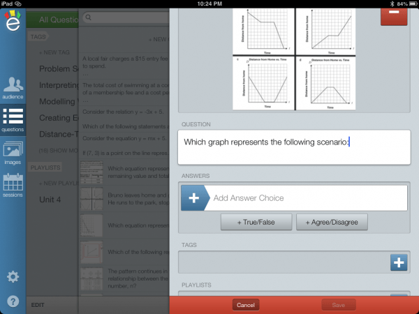 eClicker Presenter - Assessment and Evaluation on iPad