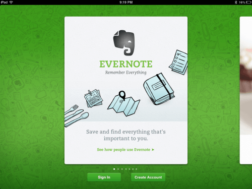 Evernote – For Assessment and Evaluation