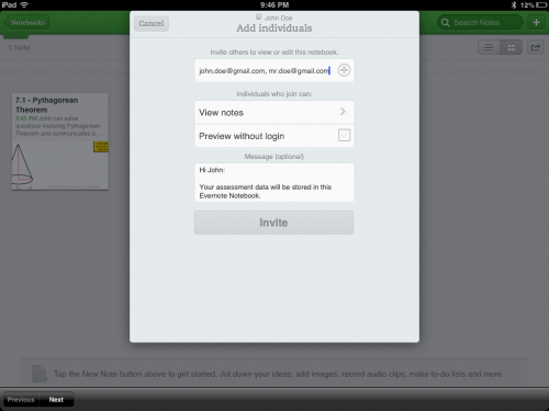 evernote ipad instructions