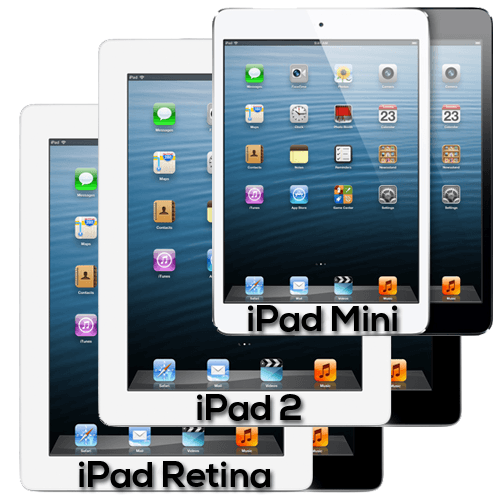 iPad Retina vs. iPad 2 vs. iPad Mini