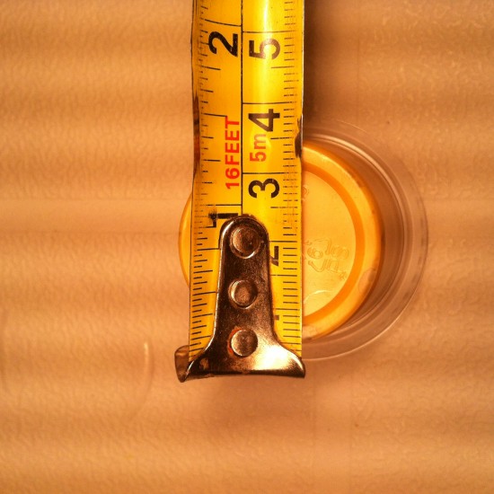Mustard Meyhem Real World Math Task - Diameter of the Bottom of the container