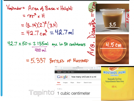 Mustard Mayhem 3 Act Math Task Solutions Part 2