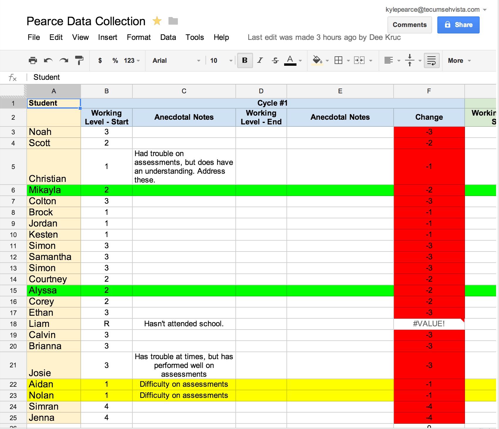 Collecting Data With Google Drive for Your PLC