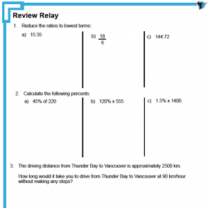 4.7 – Ratios, Rates and Proportional Reasoning Review | Math Task Template