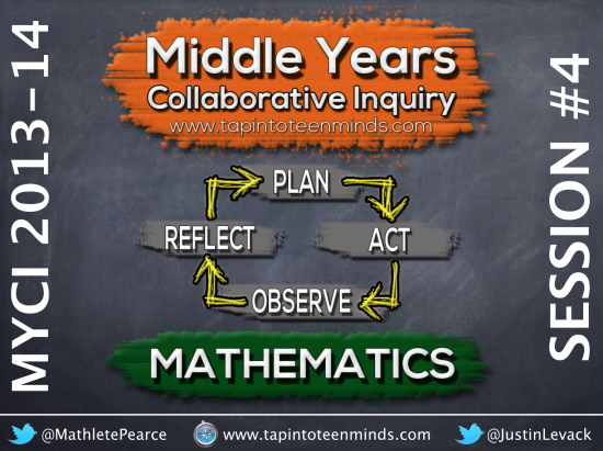 2013-14 Middle Years Collaborative Inquiry (MYCI) Session #4