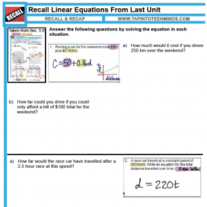 6.2 – Working With Equations | Math Task Template