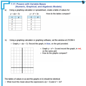 7.7 – Powers With Variable Bases | Math Task Template