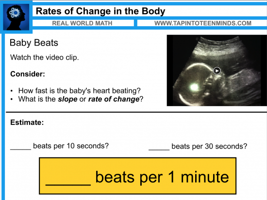 Baby Beats - Estimates and Guesses For Number of Beats Per 10 Seconds