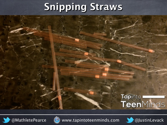Snipping Straws 3 Act Math Task Header Photo