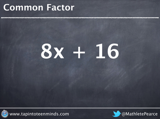 Tapping It Up A Notch | Common Factoring