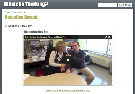 Whatcha Thinking? - Detention Buy-Out Resources