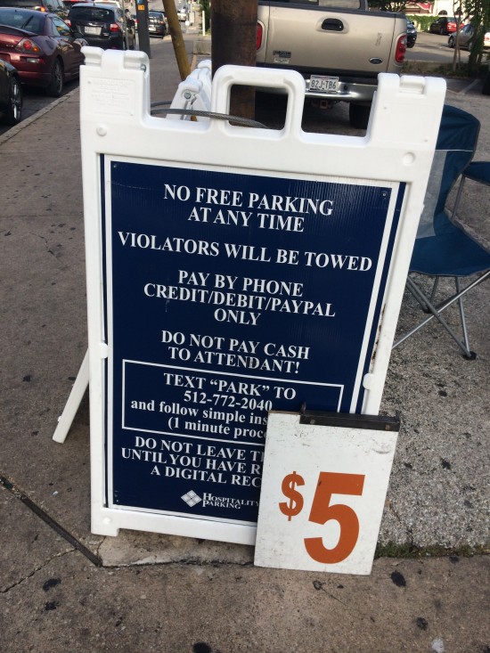 Public Parking Pay By Phone Sign