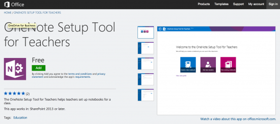 OneNote Setup Tool for Teachers - Microsoft LMS Attempt