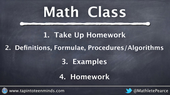 Math Class The Way I Learned and Taught