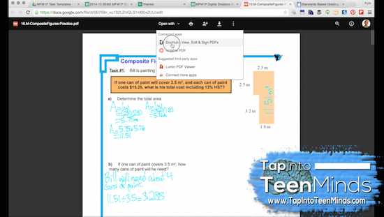 Education Technology Digital Assessment Workflow - Annotate With DocHub in Google Drive