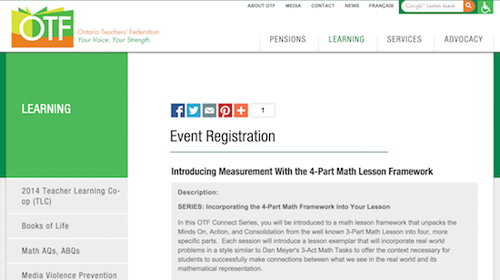 Introducing Measurement With the 4-Part Math Lesson Framework - OTF Connect Webinar