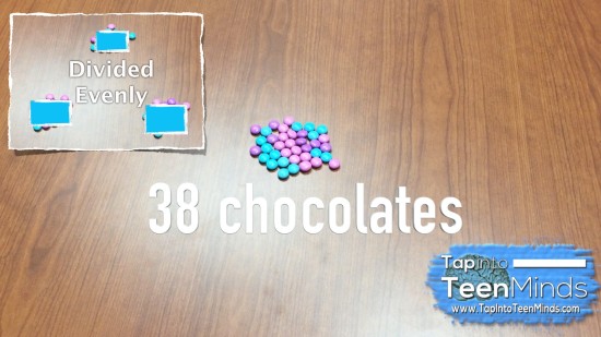 Counting Candy 3 Act Math - Act 2 - 3 Groups Divided Evenly