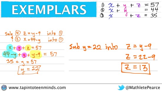 Counting Candies Sequel Exemplar With LONG System of Equations