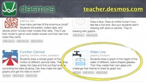 Desmos Water Line Interactive Distance-Time Activity copy