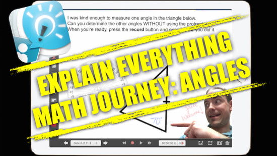 Explain Everything Math Learning Journey - Exploring Geometry and Angles