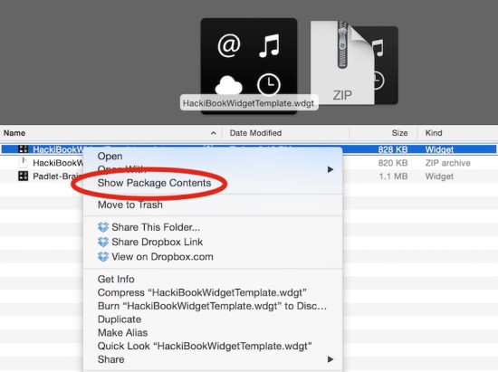 How to Hack an iBooks Author Widget - Show Package Contents