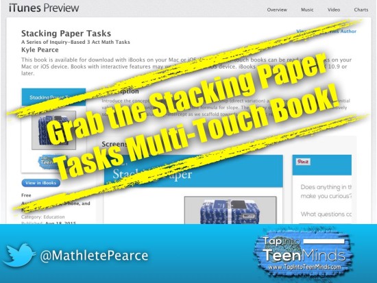 Grab the Stacking Paper Tasks Multi-Touch Book from the iBooks Store