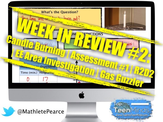 Week In Review #2 Featured Image - Candle Burning, Assessment 1, R2D2, Gas Guzzler