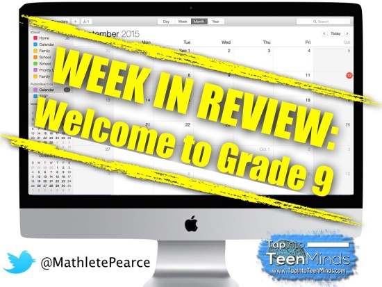 Week In Review - Week 1 - Welcome to Grade 9 Academic Math