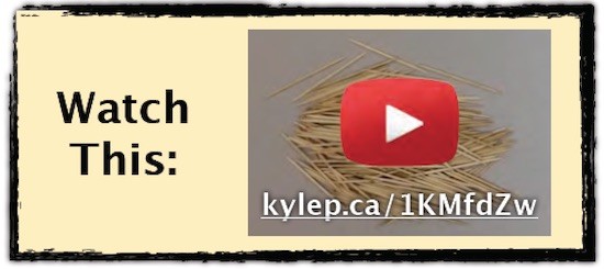 Placing Toothpicks Part 4 - Watch This Video Hyperlink
