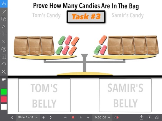 Sour Patch Kids - Solving Equations Visually - Task 3