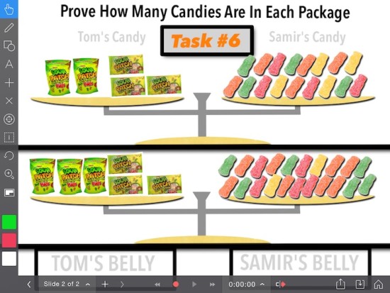 Sour Patch Kids - Solving Equations Visually - Task 6