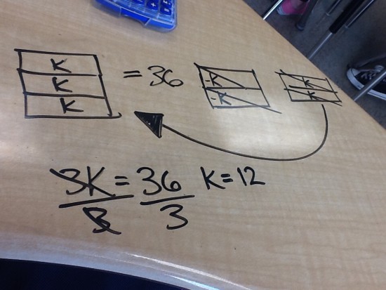 Student Solution Solving Equations Visually With Distribution