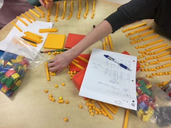 Colchester North SBL Day - Dividing With Base Ten Blocks