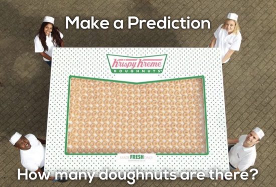 Krispy Kreme Donut Delight 3 Act Math Task - Make a Prediction