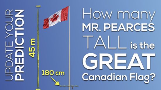 Canada 150 Math Challenge - Update Your Prediction With Measurements