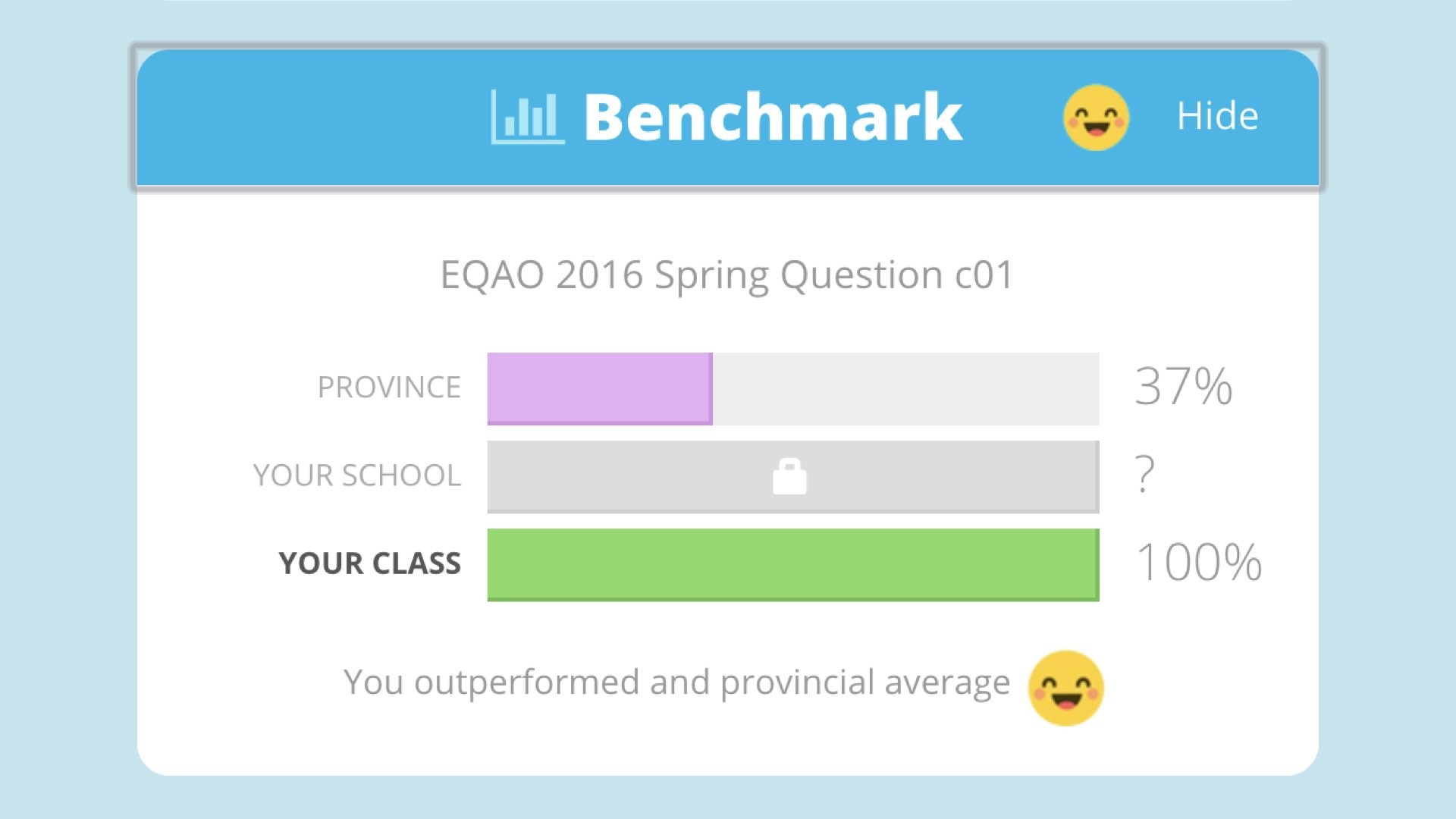 EQAO Benchmark Tool Added to Knowledgehook Gameshow