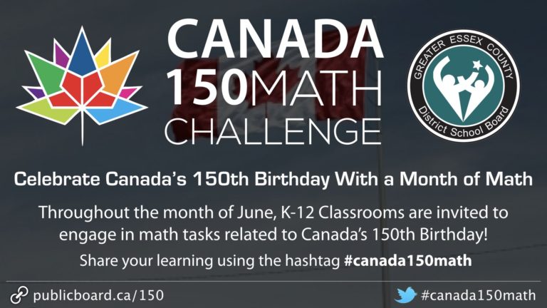 #Canada150Math Challenge