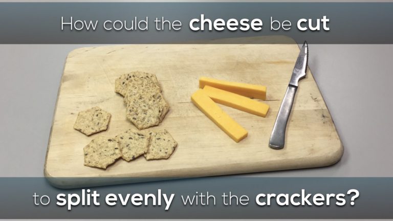 Cheese And Crackers Fractions As Quotient And Operator 3 Act Math 8645