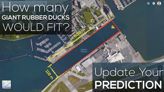 Giant Rubber Duck Sequel Act 2 - Western Channel Measurements - Update Your Prediction