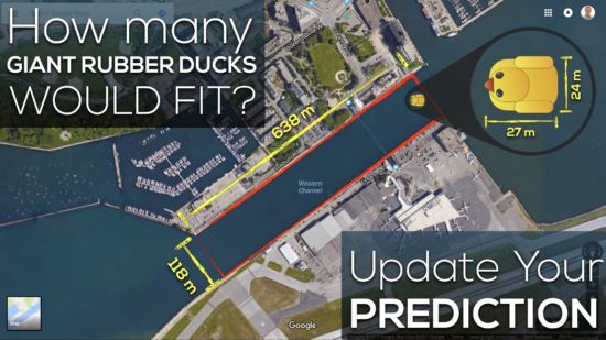 Giant Rubber Duck Sequel Act 2 - Giant Rubber Duck Measurements Update Prediction