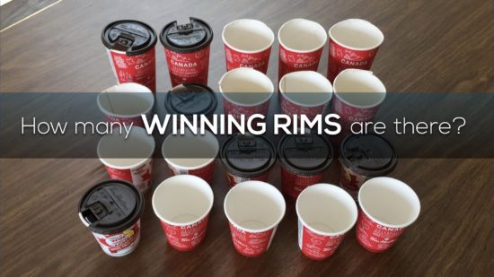 Roll Up The Rim Canada 150 3 Act Math Task.004 How Many Winning Rims are there?