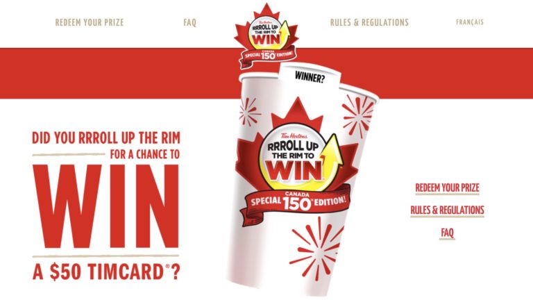 Roll Up The Rim to Win