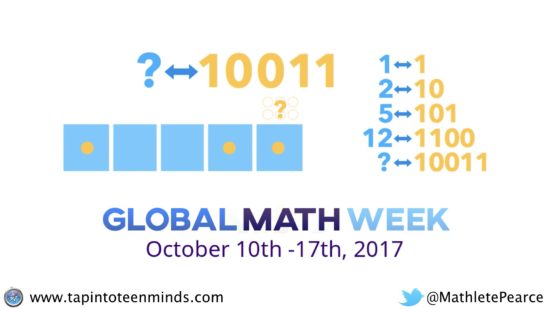 Exploding Dots - Global Math Week - How Many Dots for 10011?